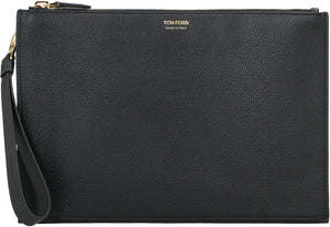 Leather flat pouch-1